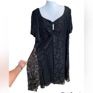 S.L.Fashions black dress women Plus Size 24W